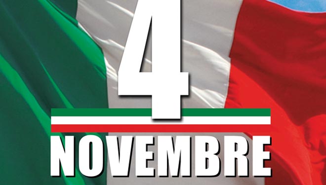 Manifestazione ricorrenza del 4 Novembre