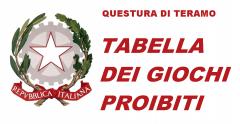 Tabella giochi proibiti